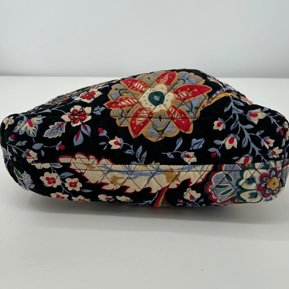 Vera Bradley Versailles Retired Paisley Quilted Tote Bag Like New Floral - Picture 5 of 9
